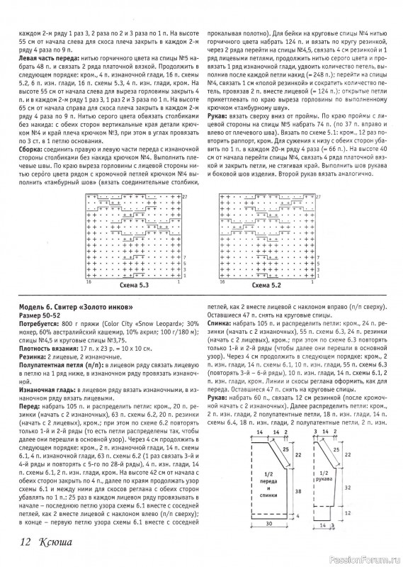 Вязаные модели в журнале &laquo;Ксюша. Для тех, кто вяжет №11 2021&raquo;