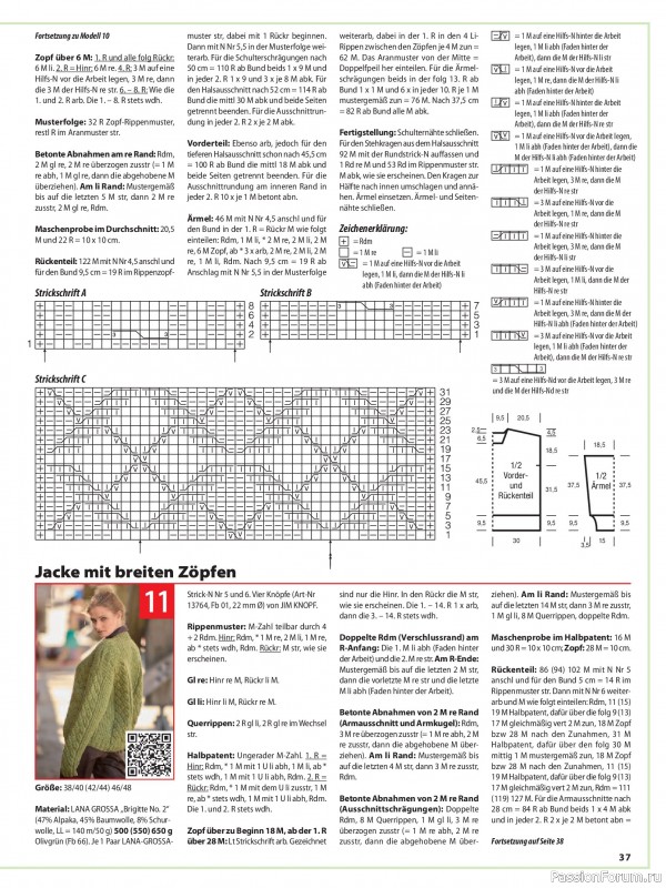 Вязаные модели в журнале «Sabrina №1 2026»