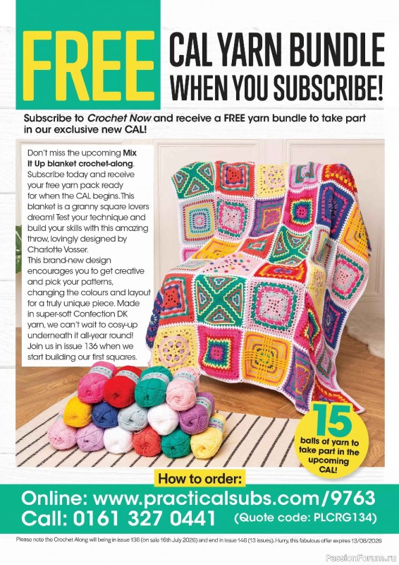 Вязаные проекты крючком в журнале &laquo;Crochet Now №134 2026&raquo;