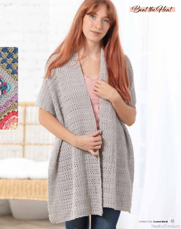 Вязаные проекты крючком в журнале &laquo;Crochet World - Summer 2026&raquo;