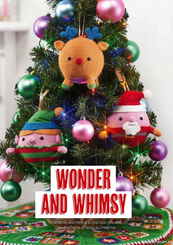 Вязаные проекты крючком в журнале «Your Crochet Christmas - 2025»