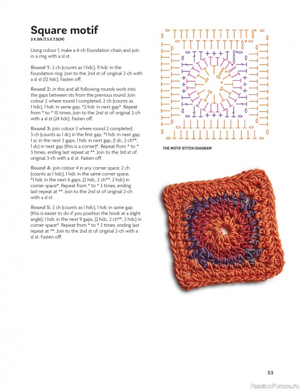 Вязаные проекты в книге «Block-by-Block Blankets and Afghans».