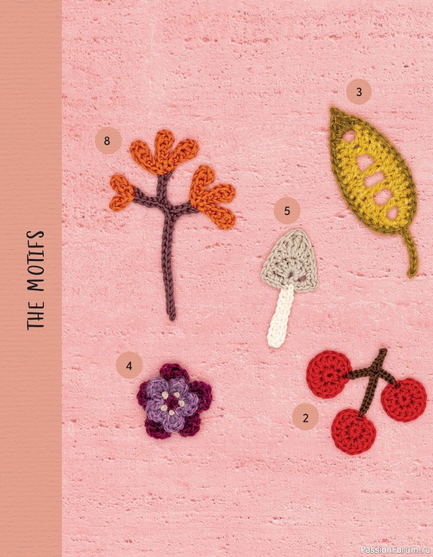 Bязаные проекты в журнале «100 crochet: flowers, plants and petals»