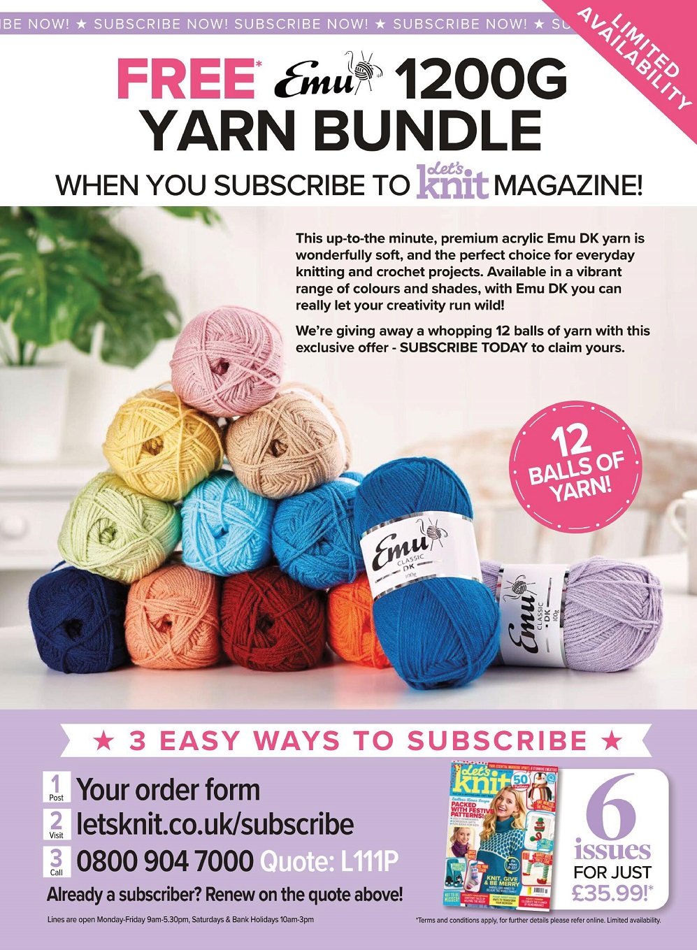 Для любителей вязания спицами. Let&#039;s Knit №177 2021