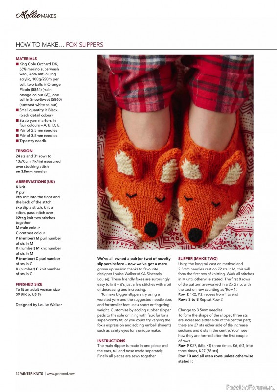 Коллекция проектов для рукодельниц в журнале «Mollie Makes Christmas Crafting – Winter Knits 2025»