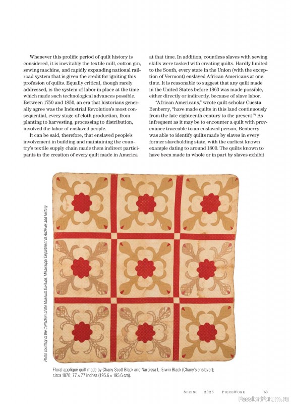 Коллекция проектов для рукодельниц в журнале &laquo;PieceWork - Spring 2025&raquo;