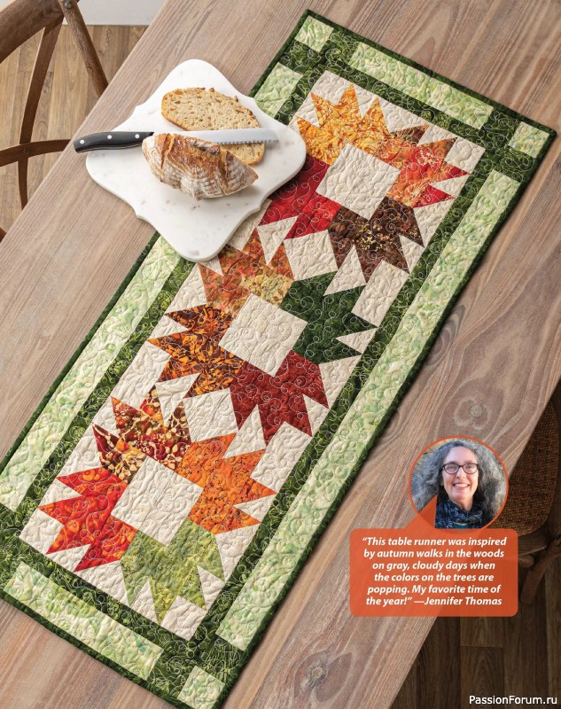 Коллекция проектов для рукодельниц в журнале «Quilter's World - Autumn 2025»