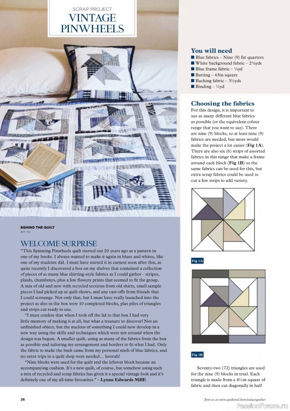 Коллекция проектов для рукодельниц в журнале &laquo;Todays Quilter №136 2026&raquo;