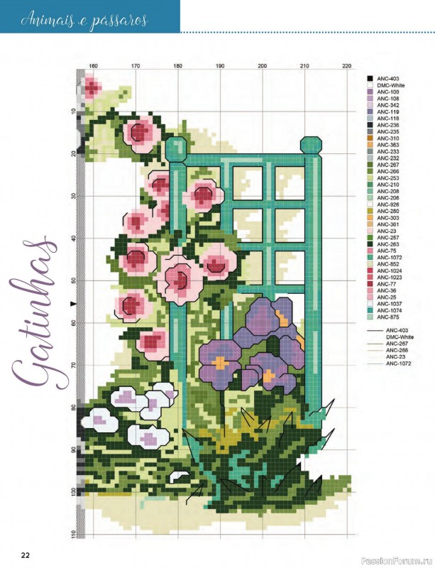 Коллекция вышивки в журнале «Mega Artesanato Ed.106 Ponto Cruz»