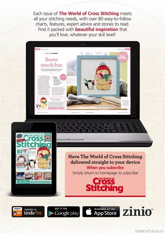 Коллекция вышивки в журнале «The World of Cross Stitching - Special 2023»