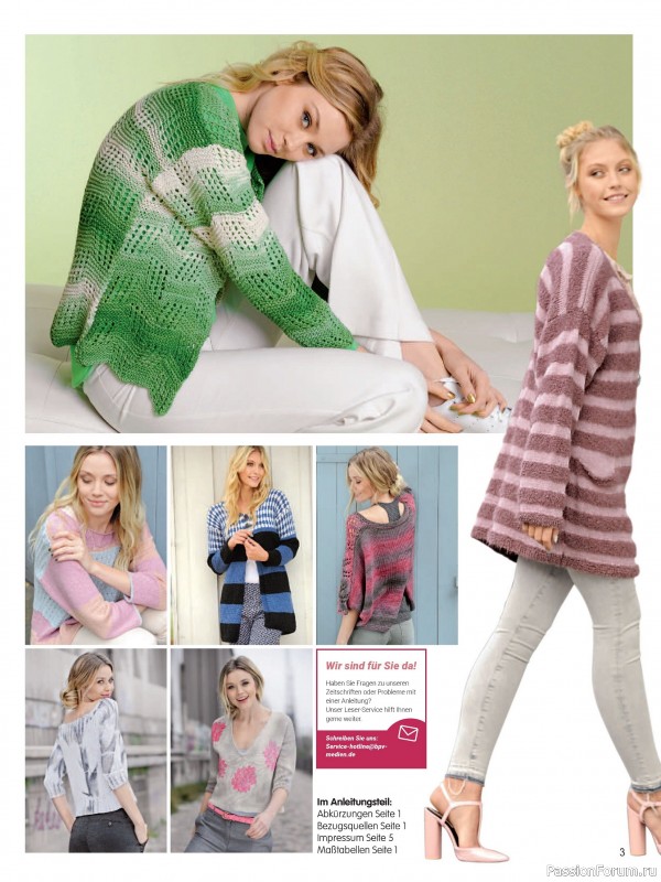 Вязаные модели в журнале «Sandra Sonderheft SA321 2026»