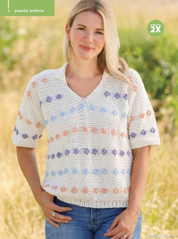 Вязаные проекты крючком в журнале «Crochet! - Spring 2023»
