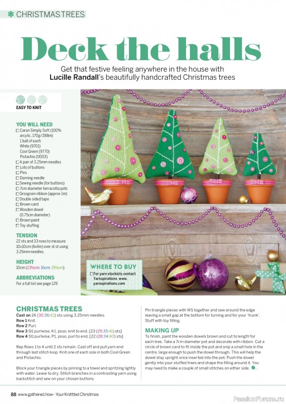 Вязаные проекты крючком в журнале «Simply Knitting - Your Knitted Christmas - 2025»
