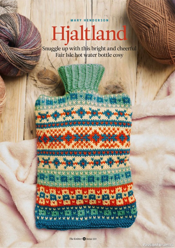 Вязаные проекты спицами в журнале &laquo;The Knitter №223 2025&raquo;