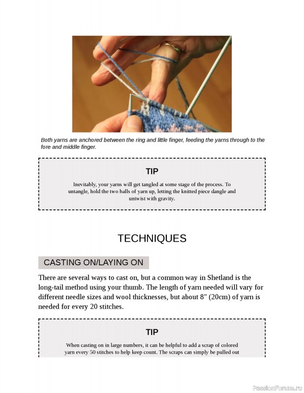 Вязаные проекты в книге «Fair Isle Knitting Tradition».