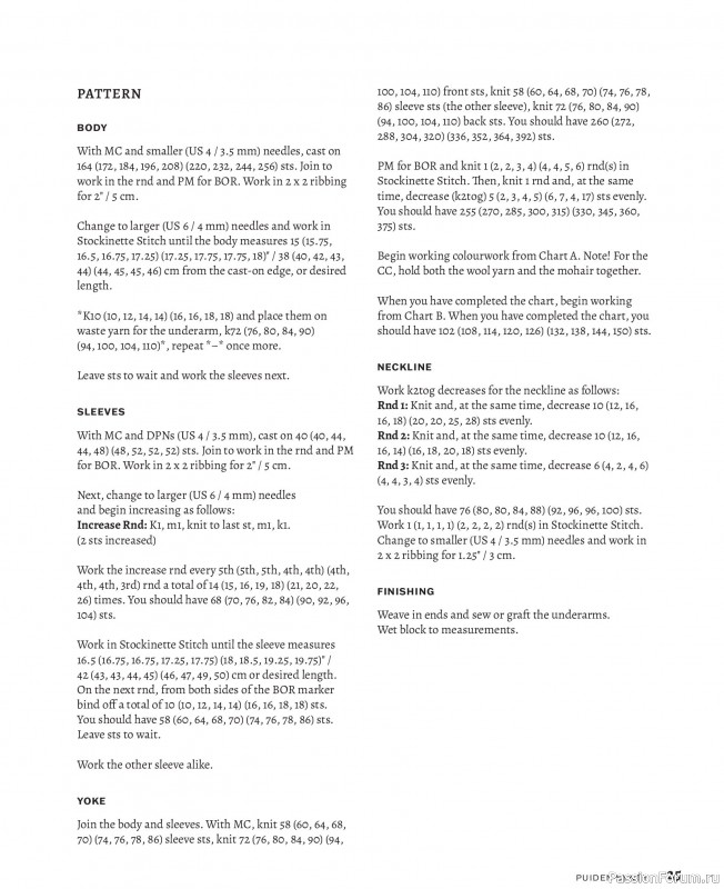 Вязаные проекты в книге &laquo;Knitted Kalevala II&raquo;. Часть 1
