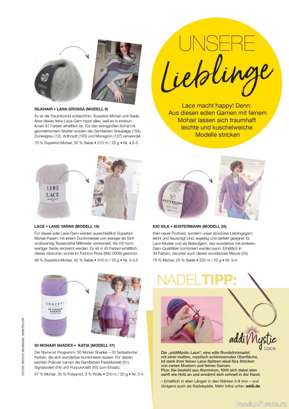 Вязаные проекты в журнале «Burda Stricken №1 2026»