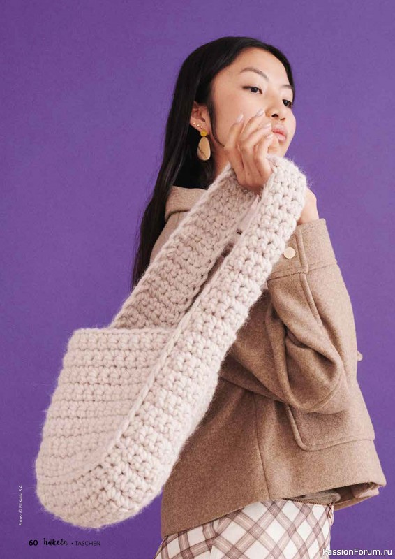 Вязаные проекты в журнале &laquo;Hakeln Spezial №2 2026 - Taschen&raquo;
