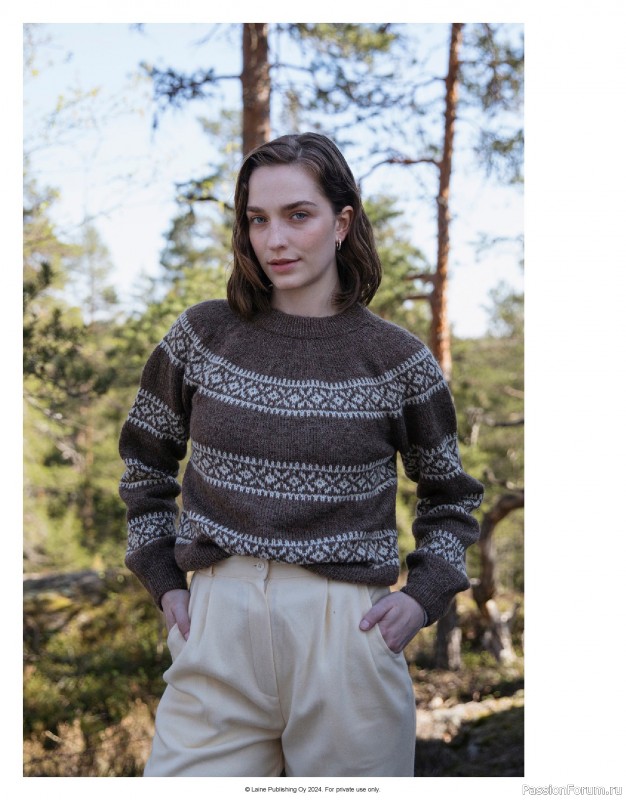 Вязаные проекты в журнале &laquo;Laine Nordic Knits 2024&raquo;
