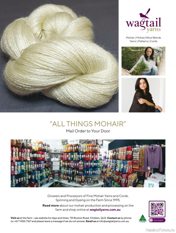 Коллекция проектов для рукодельниц в журнале «Australian Homespun - October-November 2025»