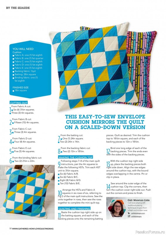 Коллекция проектов для рукодельниц в журнале «Love Patchwork & Quilting №152 2025»