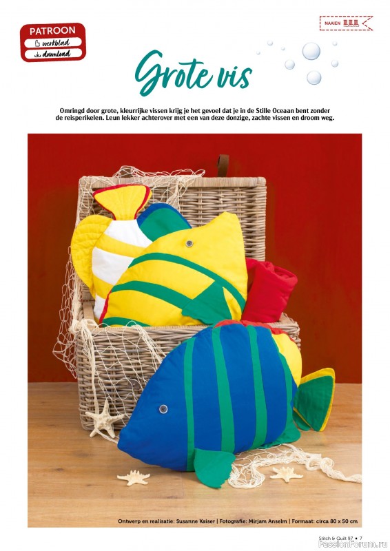 Коллекция проектов для рукодельниц в журнале «Stitch & Quilt №97 2026»