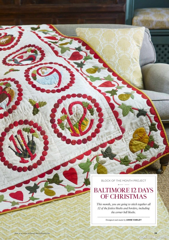 Коллекция проектов для рукодельниц в журнале «Todays Quilter №132 2025»