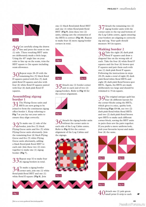 Коллекция проектов для рукодельниц в журнале «Todays Quilter №135 2025»