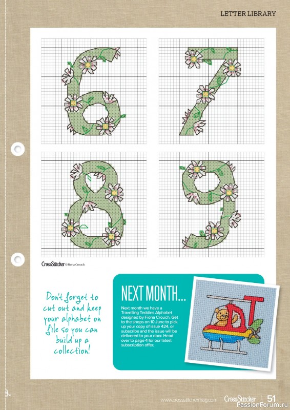 Коллекция вышивки в журнале «CrossStitcher №423 2025»