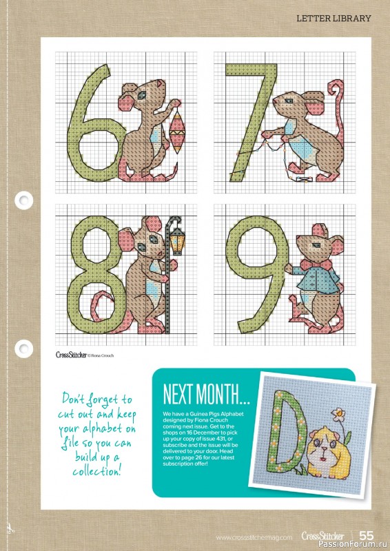 Коллекция вышивки в журнале «CrossStitcher №430 2025»