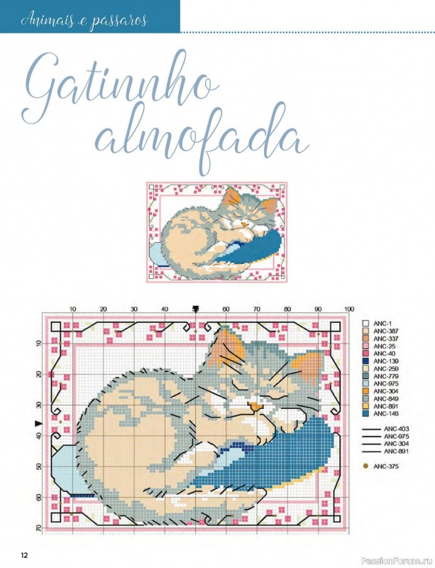 Коллекция вышивки в журнале «Mega Artesanato Ed.106 Ponto Cruz»