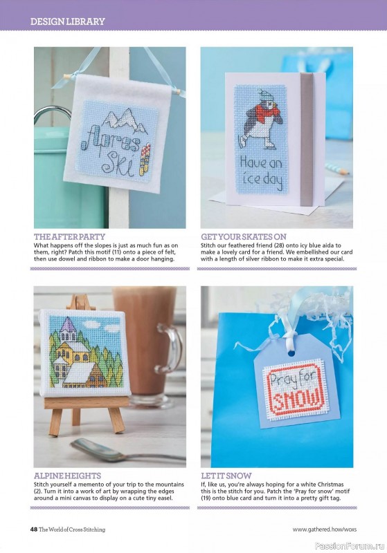 Коллекция вышивки в журнале «The World of Cross Stitching - Special 2023»