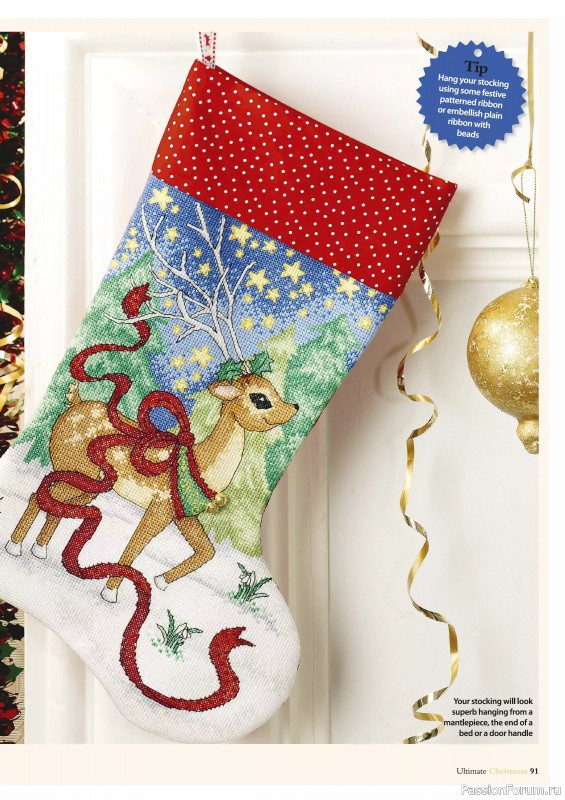 Коллекция вышивки в журнале «Ultimate Crossstitch Christmas №7 2025»