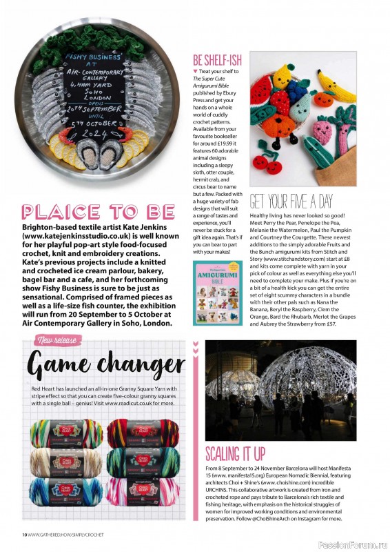 Вязаные проекты крючком в журнале «Simply Crochet №153 2024»