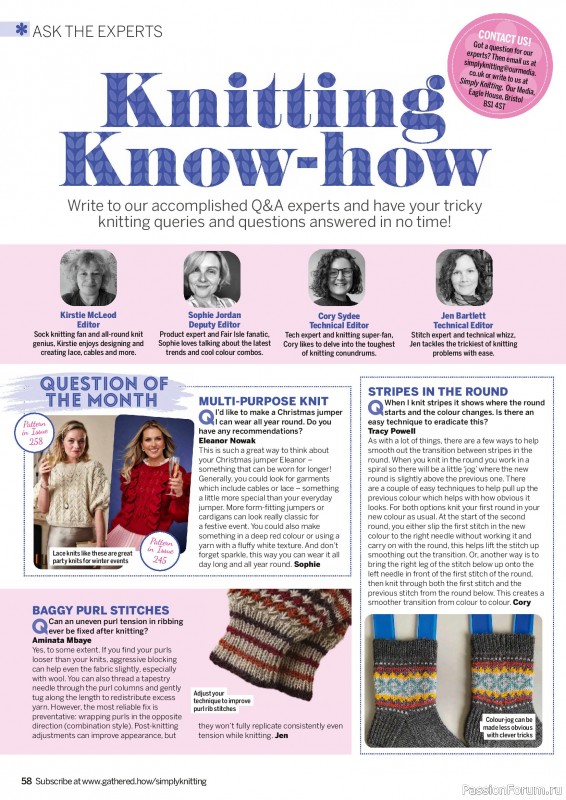 Вязаные проекты крючком в журнале «Simply Knitting №270 2025»