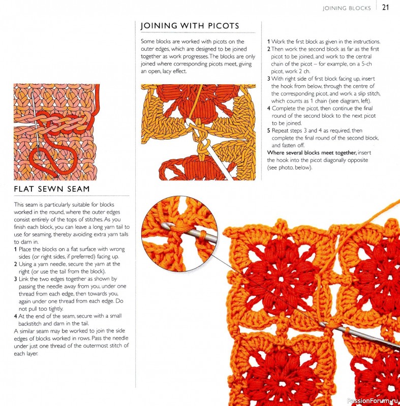 Вязаные проекты в книге &laquo;75 Crocheted Floral Blocks&raquo;. Часть 1