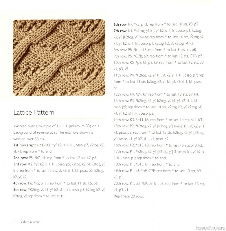 Вязаные проекты в книге &laquo;Cables & Aran Stitches-250 to Knit&raquo;