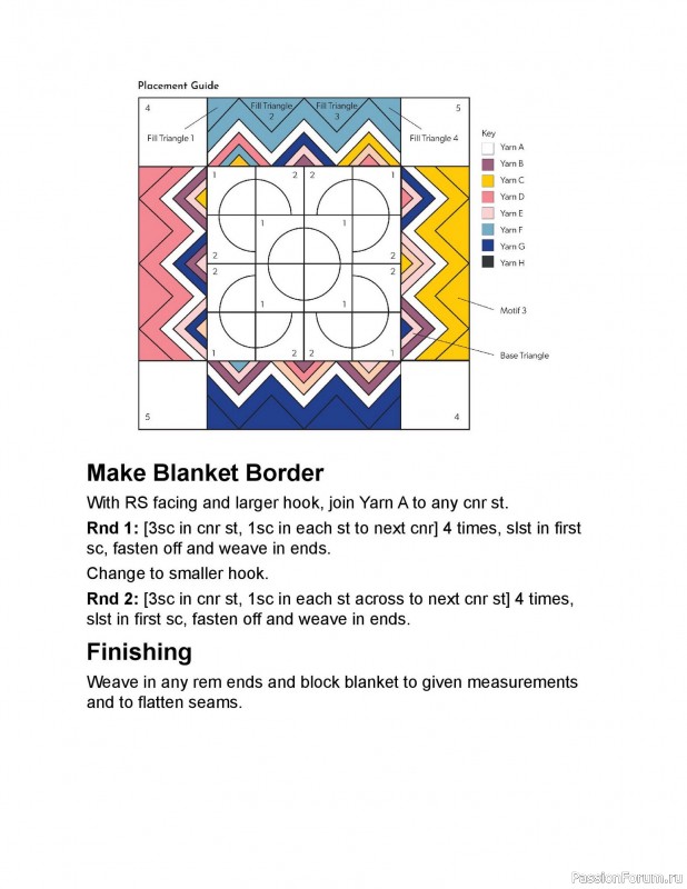 Вязаные проекты в книге «Crochet Modular Blankets»