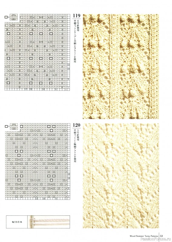 Вязаные проекты в книге «Fun of Color Patterns 200».