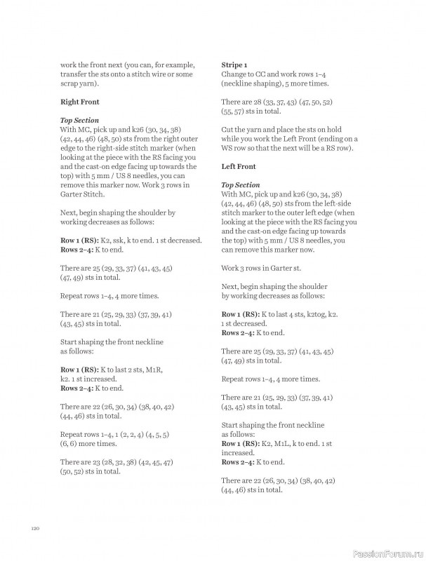 Вязаные проекты в книге &laquo;Knits to Wear&raquo;. Продолжение