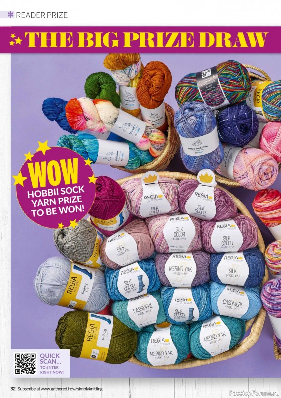 Вязаные проекты в журнале «Simply Knitting №274 2026»