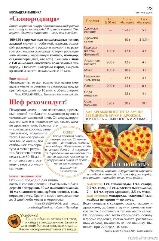 Коллекция кулинарных рецептов в журнале &laquo;Наша кухня №2 2026&raquo;