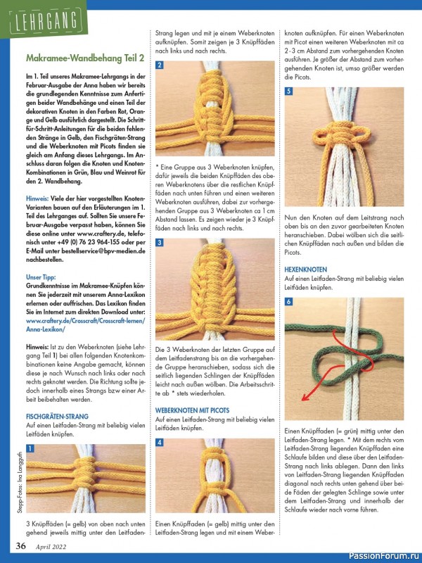 Коллекция проектов для рукодельниц в журнале «Anna №4 2022 Germany»