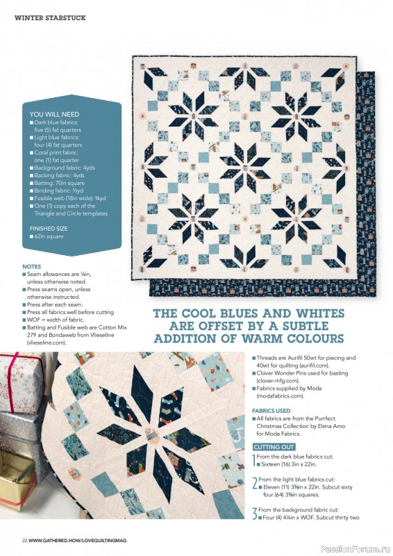 Коллекция проектов для рукодельниц в журнале «Love Patchwork & Quilting №156 2025»