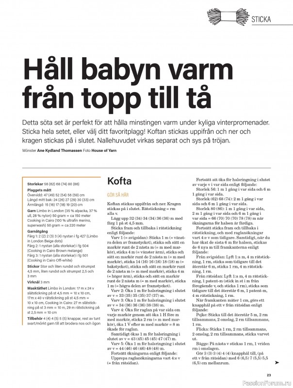 Коллекция проектов для рукодельниц в журнале «Stickat & Sant №6 2025»