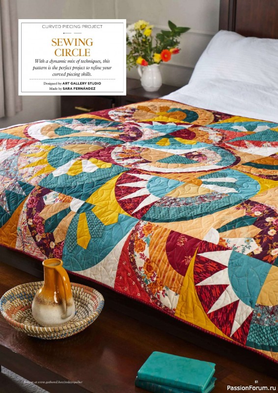Коллекция проектов для рукодельниц в журнале «Todays Quilter №126 2025»