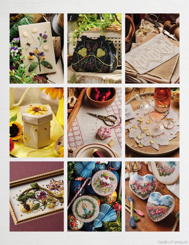 Коллекция вышивки в журнале «Inspirations №128 2025»