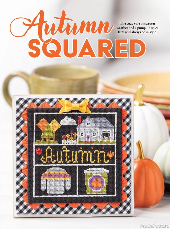 Коллекция вышивки в журнале «Just CrossStitch - Autumn 2025»