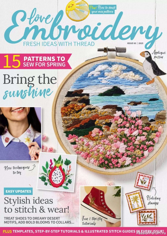 Коллекция вышивки в журнале «Love Embroidery №65 2025»