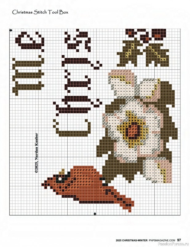 Коллекция вышивки в журнале «Punch Needle & Primitive Stitcher - Winter 2025»